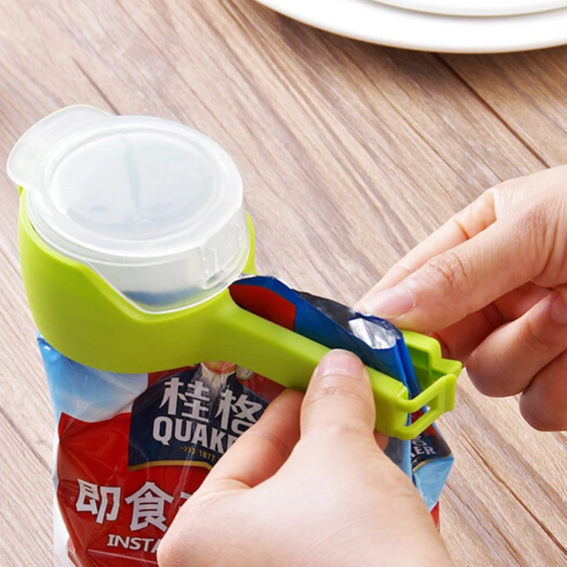 New Seal Pour Food Storage Bag Clip Snack Sealing Clip Keeping Fresh Sealer Clamp Plastic Helper Food Saver Travel Kitchen Tools
New Seal Pour Food Storage Bag Clip Snack Sealing Clip Keeping Fresh Sealer Clamp Plastic Helper Food Saver Travel Kitchen Tools