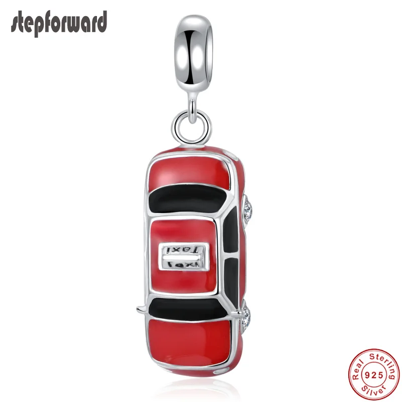 Fashion NEW Red Enamel Car Design 925 Sterling Silver Taxi Hanging Charm For Bracelet And Necklace Women Cute Jewelry Pendants
Fashion NEW Red Enamel Car Design 925 Sterling Silver Taxi Hanging Charm For Bracelet And Necklace Women Cute Jewelry Pendants