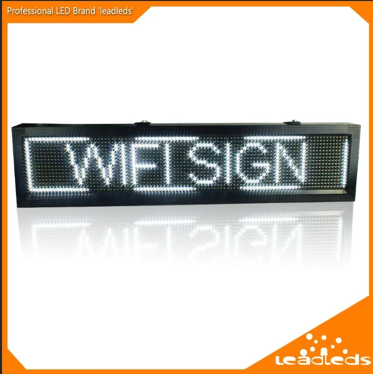 white p10 outdoor display board IP65 waterproof Support USB computer WiFi edit for Bar Hairdressing Salon business Advertising
white p10 outdoor display board IP65 waterproof Support USB computer WiFi edit for Bar Hairdressing Salon business Advertising