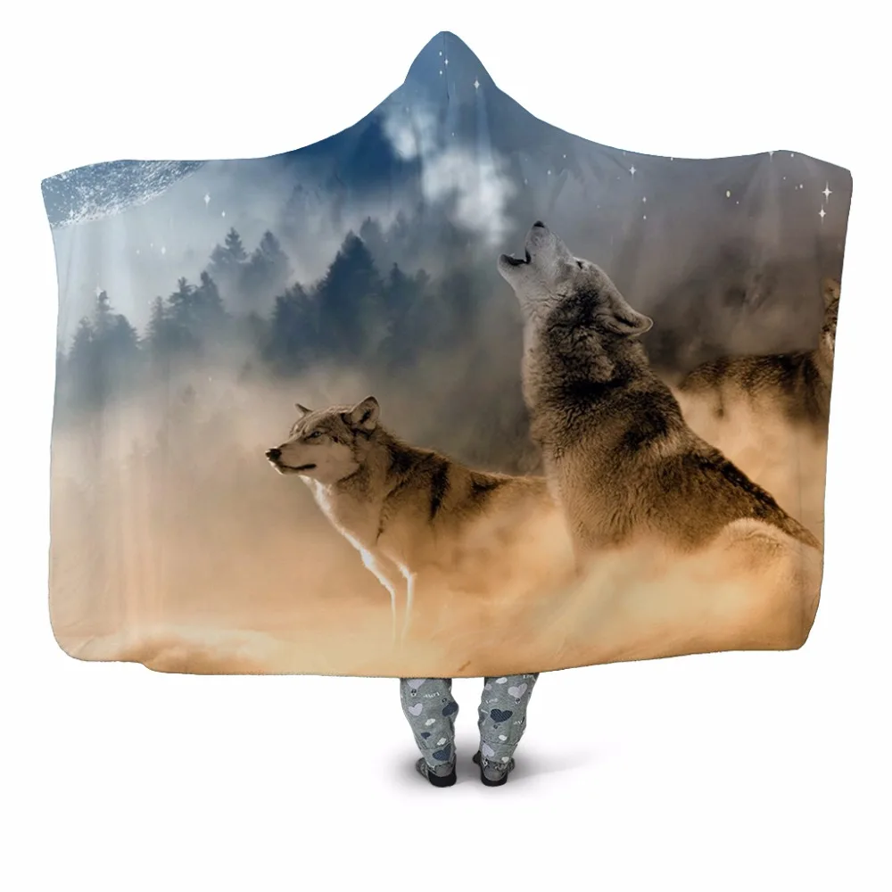 Desert Wolves 3D Printed Plush Hooded Blanket for Adults Youth Children Warm Wearable Fleece Throw Blanket Home Office Washable
Desert Wolves 3D Printed Plush Hooded Blanket for Adults Youth Children Warm Wearable Fleece Throw Blanket Home Office Washable