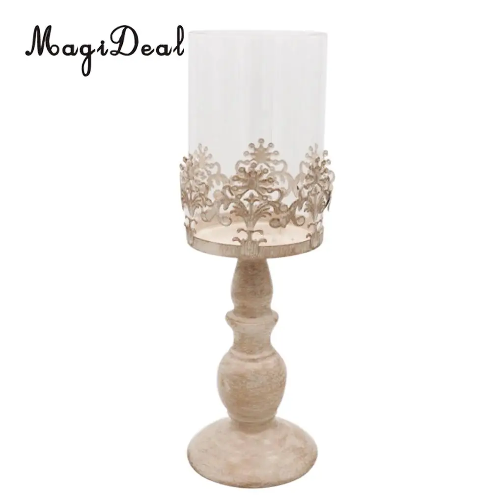 Vintage Pillar Candle Holder Canderholder Candlestick with Glass Cover for Home Wedding Table Decoration
Vintage Pillar Candle Holder Canderholder Candlestick with Glass Cover for Home Wedding Table Decoration