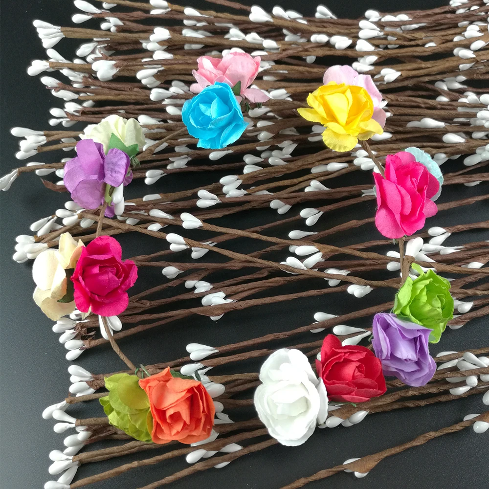 100pcs Bud Artificial Branches Flower Stamen for Wreath Floral Arrangement Decor Wedding DIY Decoration Flowers Scrapbooking
100pcs Bud Artificial Branches Flower Stamen for Wreath Floral Arrangement Decor Wedding DIY Decoration Flowers Scrapbooking