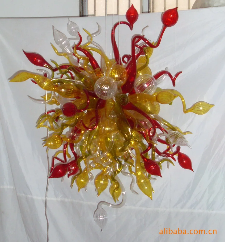 New Design Luxury AC 110-240V LED Light Source Indoor European Chihuly Style Murano Glass Chandelier
New Design Luxury AC 110-240V LED Light Source Indoor European Chihuly Style Murano Glass Chandelier