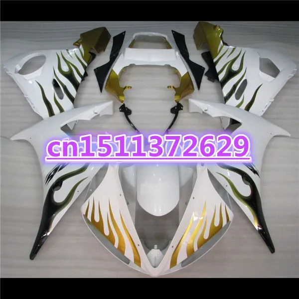 NEW ABS Fairing bodywork for YZF R6 2003 2004 2005 YZF-R6 03 04 05 yellow flames in white YZFR6 600 03-05 fairing kit
NEW ABS Fairing bodywork for YZF R6 2003 2004 2005 YZF-R6 03 04 05 yellow flames in white YZFR6 600 03-05 fairing kit