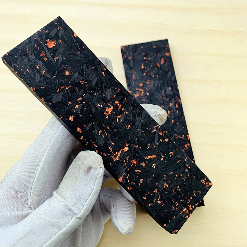 Shred Carbon Fiber-Rose Gold DIY Knife handle Material make knife handle Carbon Fiber Material
Shred Carbon Fiber-Rose Gold DIY Knife handle Material make knife handle Carbon Fiber Material