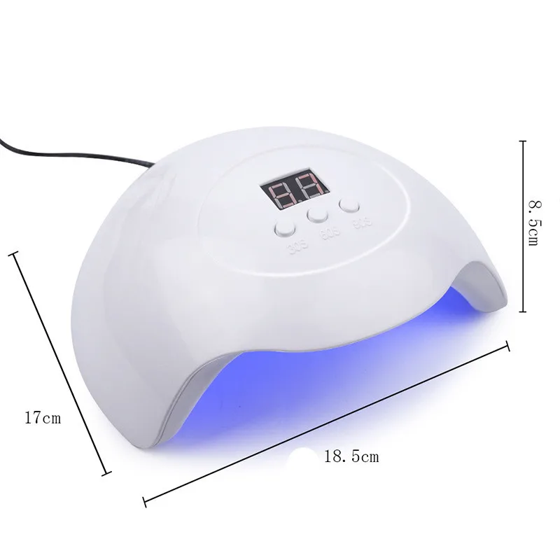 SUN UV 45W Nail Dryer LED Lamp Gel Polish Curing Sun Light USB For All Manicure Ice Lampa Art Tools | Красота и здоровье