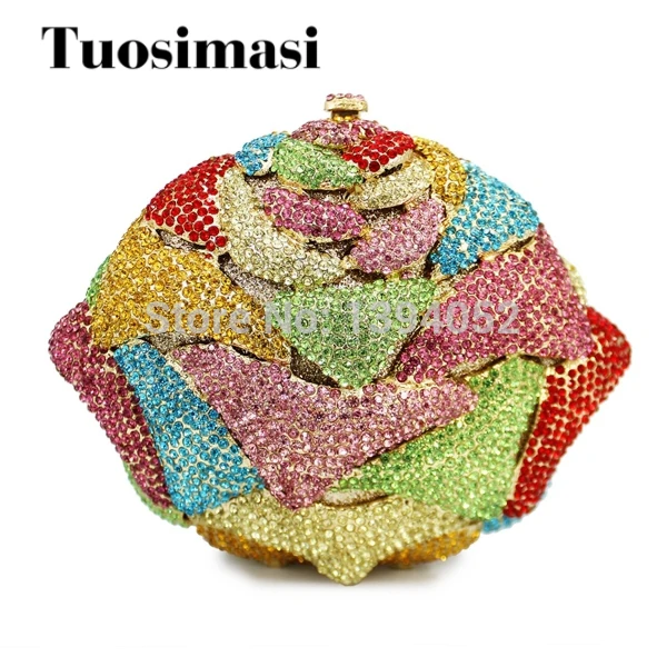 colorful floral shape clutch evening bag rhinestone evening clutch bags ladies purse (8764A-C2)
colorful floral shape clutch evening bag rhinestone evening clutch bags ladies purse (8764A-C2)