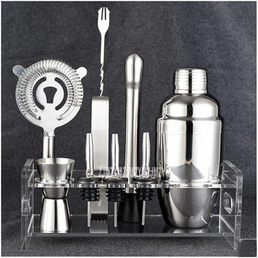 Hot Sale HY1563a 350ML Cocktail Shaker Set / 10 Pieces includes Tin, Jigger, Ice Tong, Strainer, Rack, Pourer, Muddler & Spoon
Hot Sale HY1563a 350ML Cocktail Shaker Set / 10 Pieces includes Tin, Jigger, Ice Tong, Strainer, Rack, Pourer, Muddler & Spoon