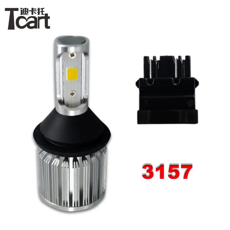 Tcart 2pcs Auto LED Switchback Bulb T25 3157 Yellow Turn Signal Light Car Light Source COB Lamp For Nissan X-trail T31 Leaf 2014
Tcart 2pcs Auto LED Switchback Bulb T25 3157 Yellow Turn Signal Light Car Light Source COB Lamp For Nissan X-trail T31 Leaf 2014