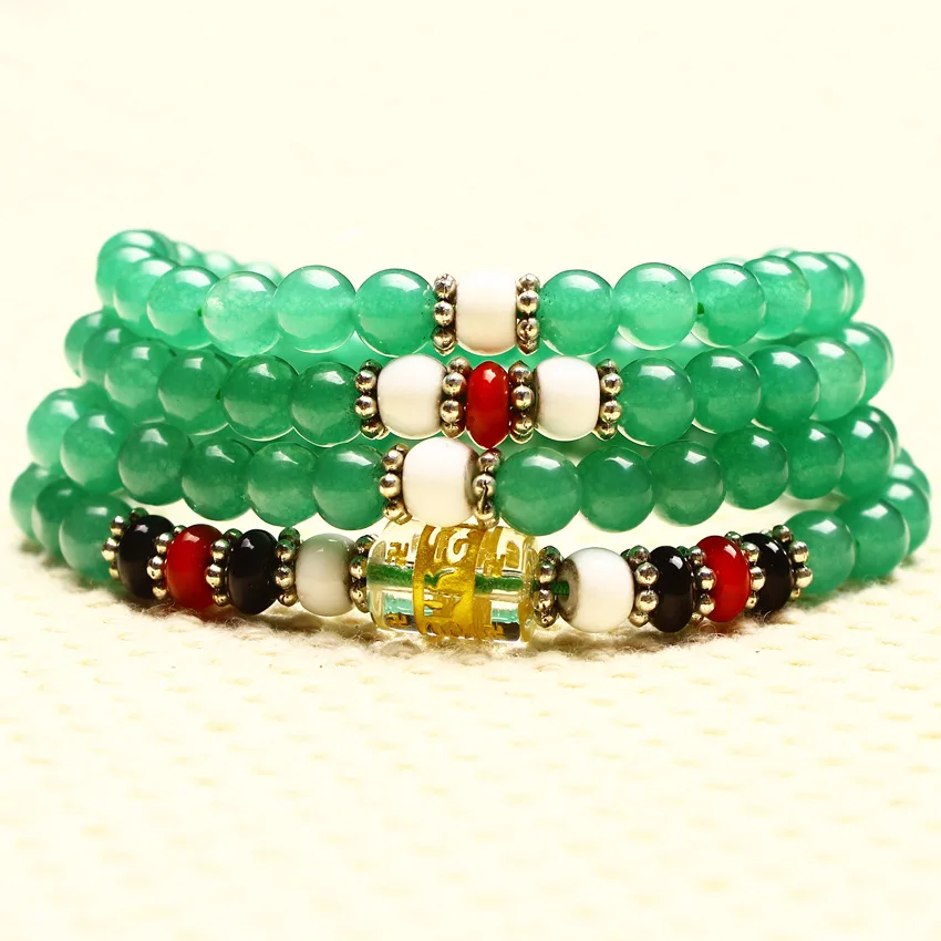 Wholesale 6mm 108 Beads Natural Green Chalcedony Round Bead Charms Lucky Gift Bracelets Bangles for Women Crystal Jewelry
Wholesale 6mm 108 Beads Natural Green Chalcedony Round Bead Charms Lucky Gift Bracelets Bangles for Women Crystal Jewelry