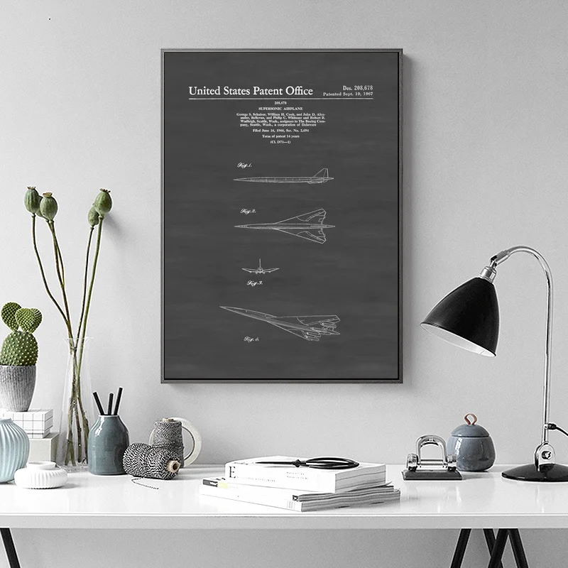 Boeing SST Plane Patent Wall Art Paint Wall Decor Canvas Prints Canvas Art Poster Oil Paintings No Frame
Boeing SST Plane Patent Wall Art Paint Wall Decor Canvas Prints Canvas Art Poster Oil Paintings No Frame