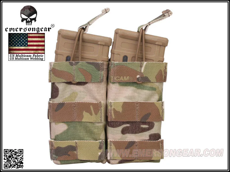 Emersongear Modular Open Top Double-linked Rifle Magazine Pouch Molle for NATO 5.56 Multicam EM6354
Emersongear Modular Open Top Double-linked Rifle Magazine Pouch Molle for NATO 5.56 Multicam EM6354