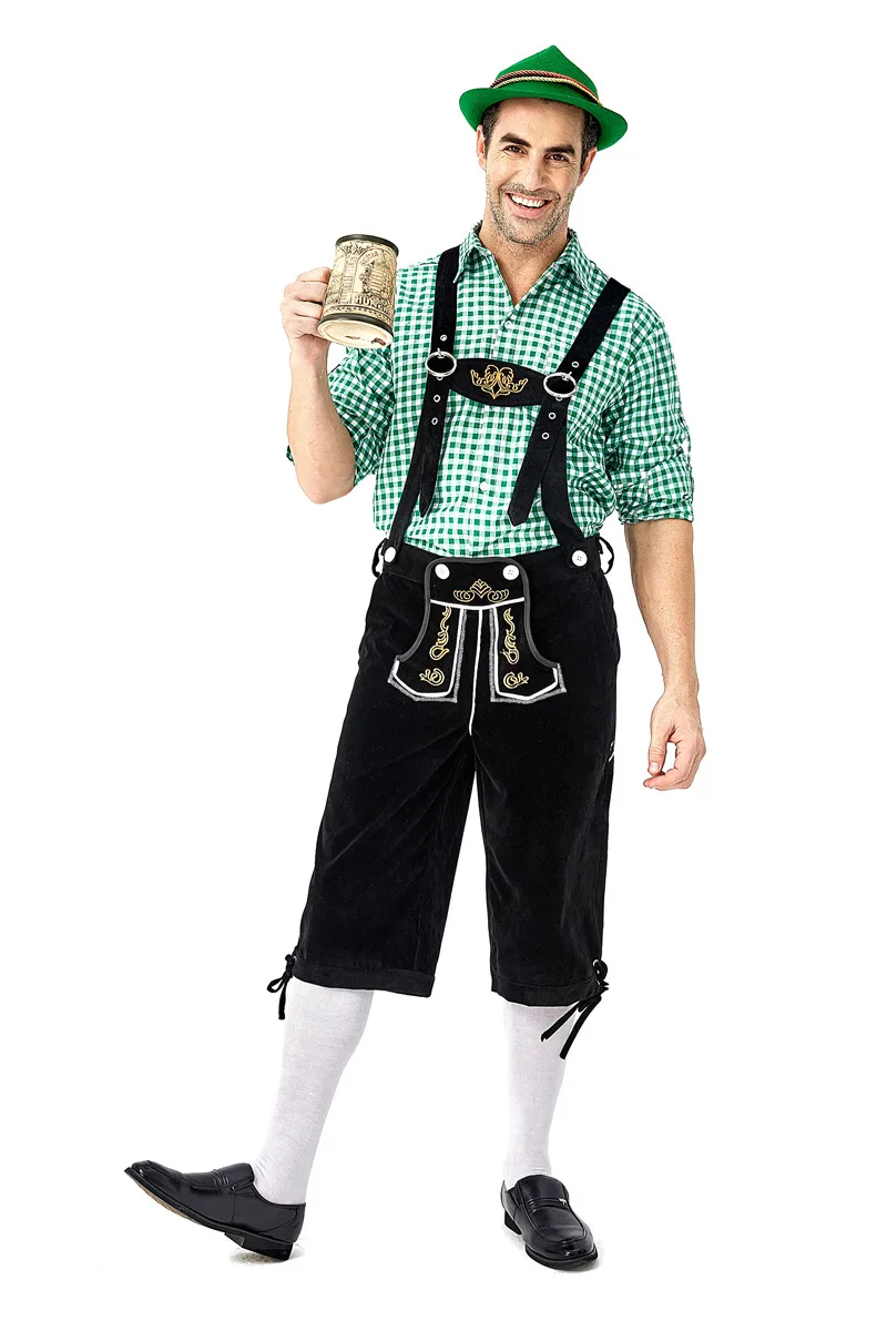 Halloween Cosplay Costumes Oktoberfest German Bavarian Lederhosen Costume Factory oem
Halloween Cosplay Costumes Oktoberfest German Bavarian Lederhosen Costume Factory oem