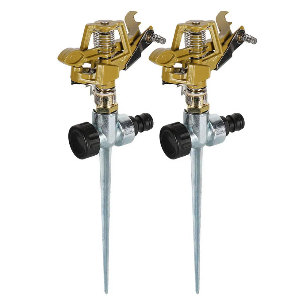 2pcs Garden Sprinkler Spike Lawn Grass 360 Degree Adjustable Rotating Water Sprayer Nozzle for Garden Irrigation Garden Tools
2pcs Garden Sprinkler Spike Lawn Grass 360 Degree Adjustable Rotating Water Sprayer Nozzle for Garden Irrigation Garden Tools