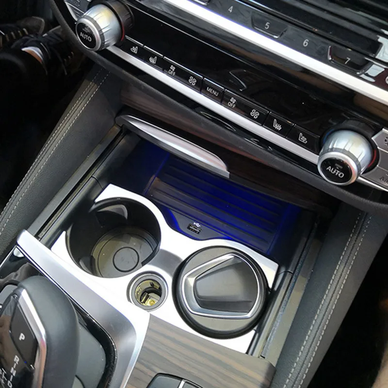 Chrome ABS Car Center Console Water Cup Holder Frame Decoration Cover Trim For BMW 5 Series G30 G38 2018 Auto Interior Decals
Chrome ABS Car Center Console Water Cup Holder Frame Decoration Cover Trim For BMW 5 Series G30 G38 2018 Auto Interior Decals