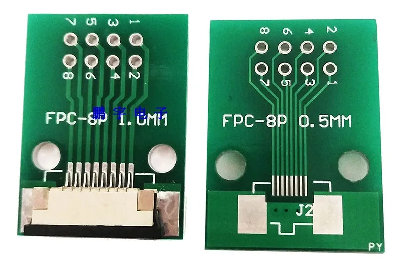 Бесплатная доставка 10 шт. FFC FPC 8PIN плата передачи с разъемом Для DIP 2 54 TFT LCD панель 1