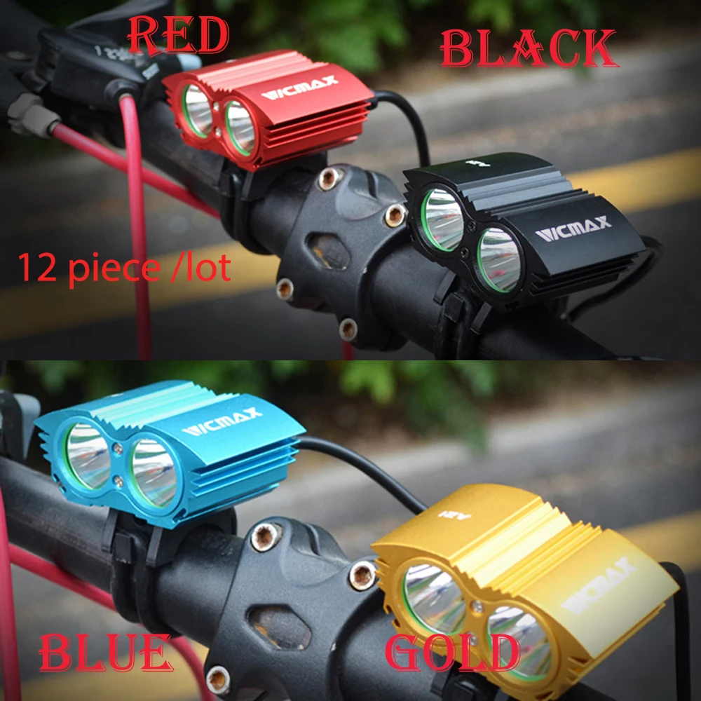 Walkefire 12piece/lot bike light 2x XM-L U2 LED Cycling Bike Bicycle Light Head front Lights +18650 battery pack+charger
Walkefire 12piece/lot bike light 2x XM-L U2 LED Cycling Bike Bicycle Light Head front Lights +18650 battery pack+charger