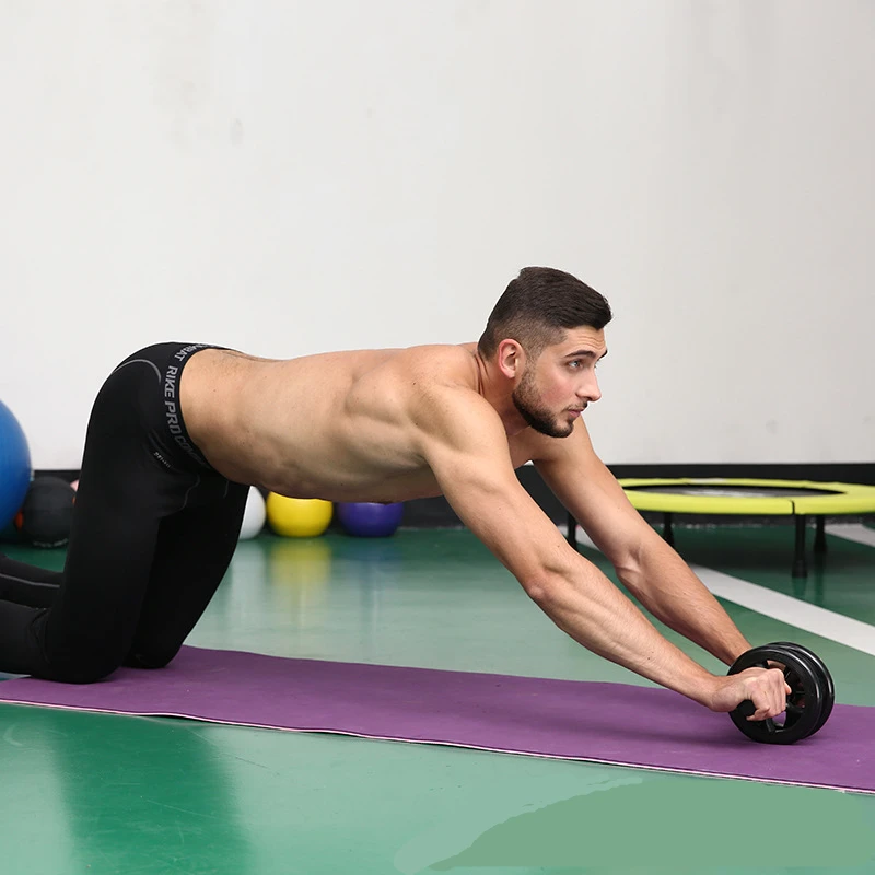 No Noise Abdominal ABS Wheel Ab Roller With Mat For Exercise Fitness Equipment Crossfit Accessories GYM buikspier muscle Trainer
No Noise Abdominal ABS Wheel Ab Roller With Mat For Exercise Fitness Equipment Crossfit Accessories GYM buikspier muscle Trainer