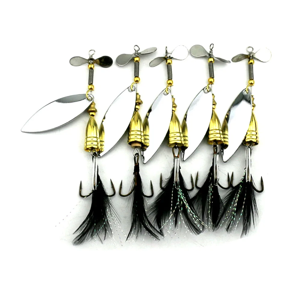 5pcs Metal Spinner Bait Fishing Lures Hard Spoon Lure Fishing Tackle Carp Fishing Tackle 9CM 11.6G SP182
5pcs Metal Spinner Bait Fishing Lures Hard Spoon Lure Fishing Tackle Carp Fishing Tackle 9CM 11.6G SP182