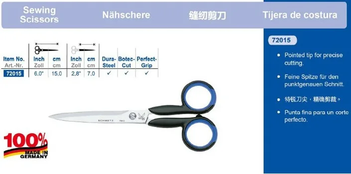 SCHMETS SCISSORS FOR industrial usu embroidrey scissors 70213 SEWING SCISSORS TAILOR'S SCISSORS MADE IN GERMANY
SCHMETS SCISSORS FOR industrial usu embroidrey scissors 70213 SEWING SCISSORS TAILOR'S SCISSORS MADE IN GERMANY