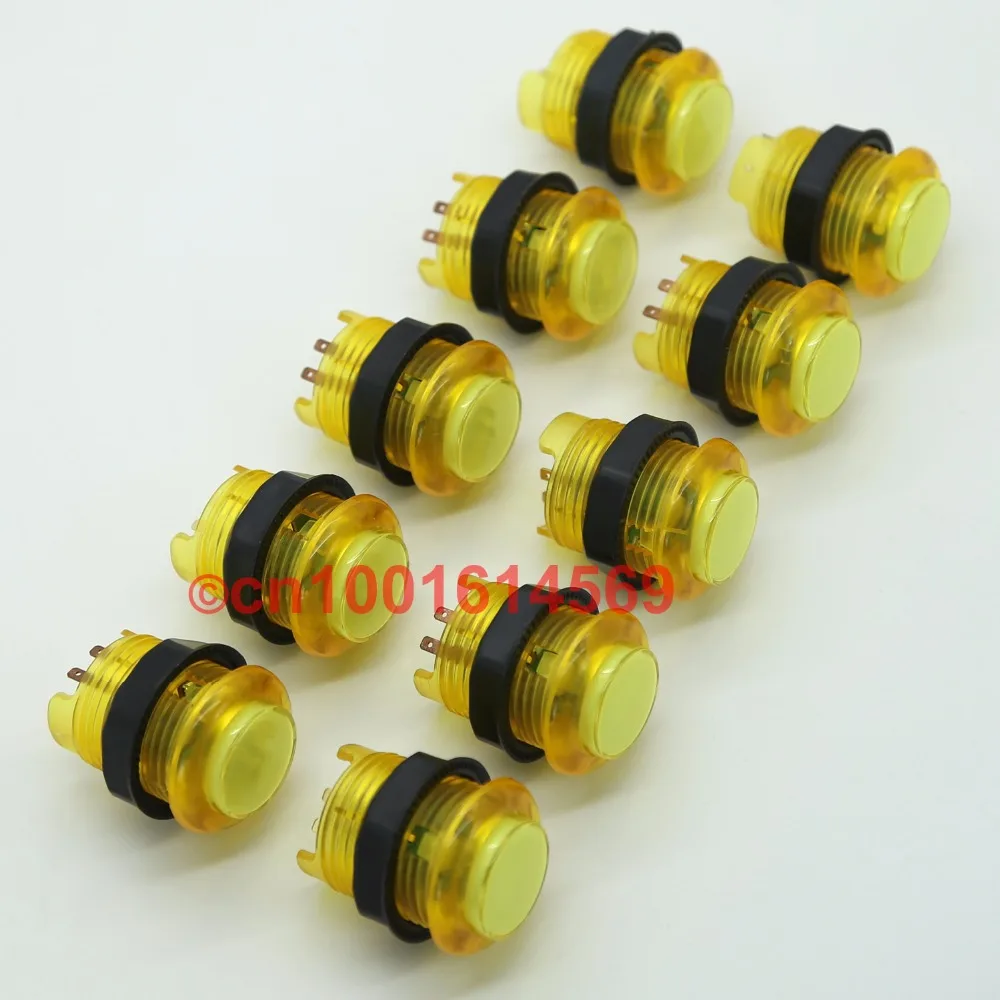 Reyann 10pcs/lot 5V LED Illuminated Arcade LED Light Push Button For Family Professional Classic Video Game Console DIY - Yellow
Reyann 10pcs/lot 5V LED Illuminated Arcade LED Light Push Button For Family Professional Classic Video Game Console DIY - Yellow