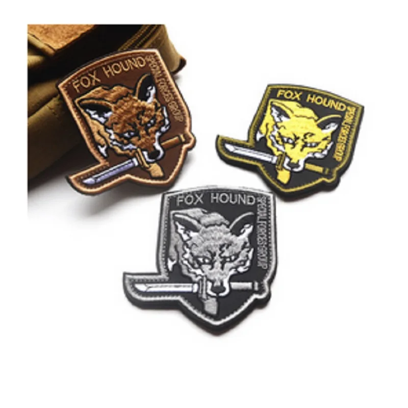 FOX HOUND Patch Embroidery Armband Loop And Hook Military Armband Army Combat Badge MGS Metal Gear Solid Patches
FOX HOUND Patch Embroidery Armband Loop And Hook Military Armband Army Combat Badge MGS Metal Gear Solid Patches