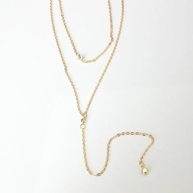 Simple Gold Silver Color Chain Choker Necklace Long Tassel Crystal Chocker Necklaces For Women collar collier ras du cou
Simple Gold Silver Color Chain Choker Necklace Long Tassel Crystal Chocker Necklaces For Women collar collier ras du cou