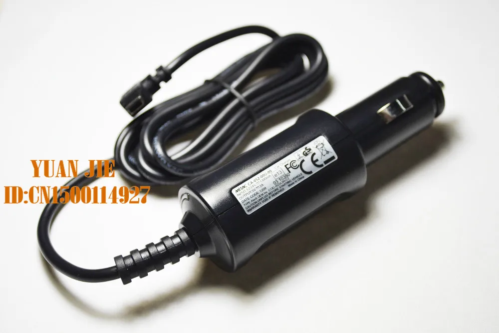 Оригинальное автомобильное зарядное устройство MiTAC для Mio navigator Mini USB Garmin|line|line