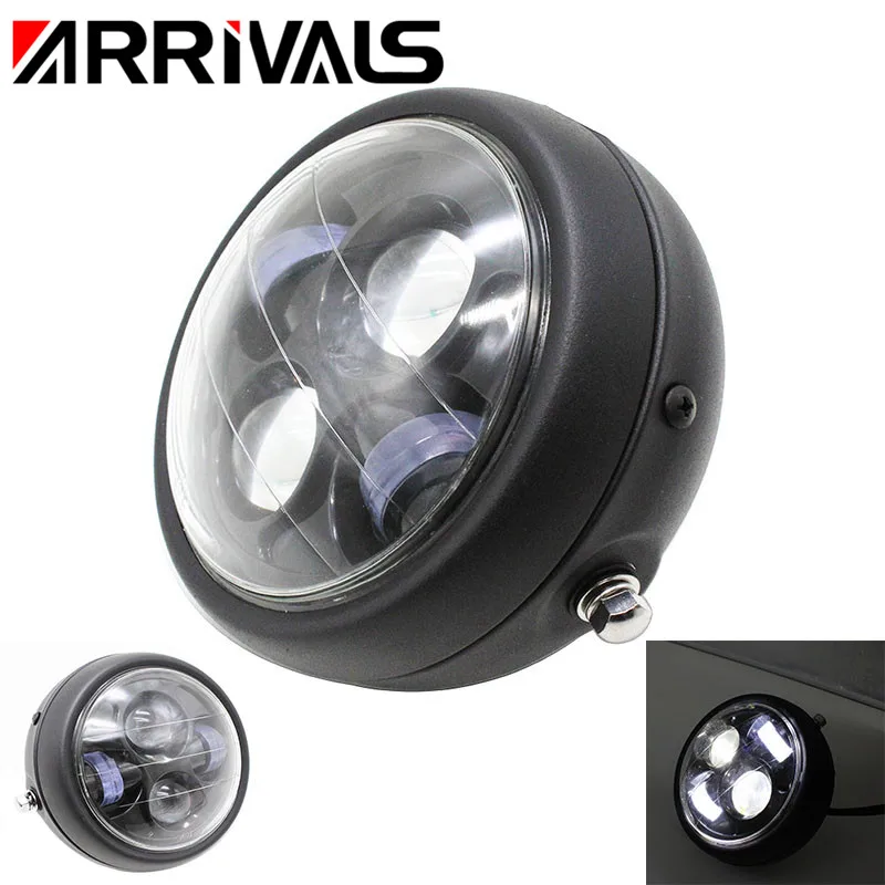 for Harley Bobber Honda CG125 GN125 Headlights Vintage Motorcycle Headlamp Black Motorcycle Headlight Full Metal LED
for Harley Bobber Honda CG125 GN125 Headlights Vintage Motorcycle Headlamp Black Motorcycle Headlight Full Metal LED