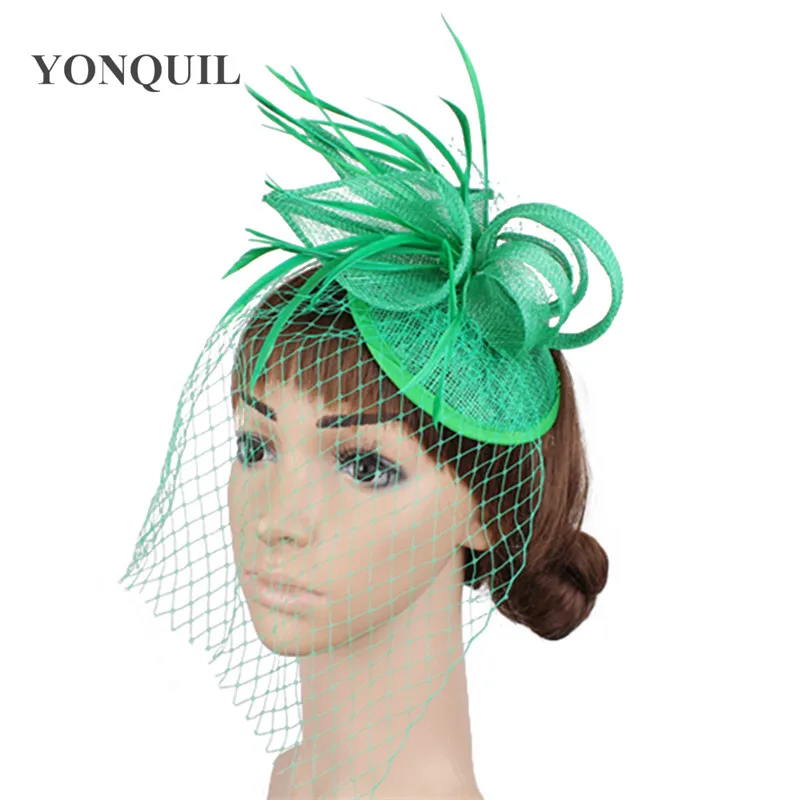 Elegant Bridal Wedding Mesh Fascinator Hat Hair Pin Women Chic Sinamay Headpiece Net Formal Ladies Party Headdress Headbands
Elegant Bridal Wedding Mesh Fascinator Hat Hair Pin Women Chic Sinamay Headpiece Net Formal Ladies Party Headdress Headbands
