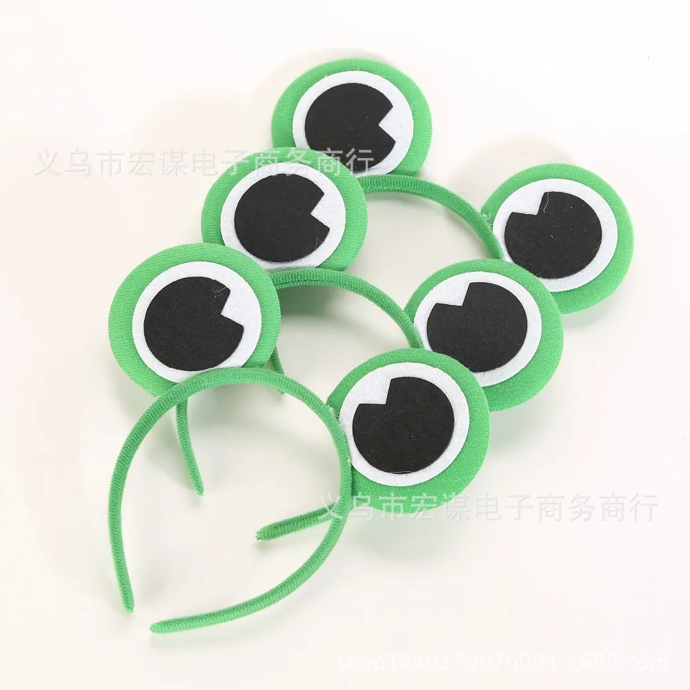 1pc Children Animal Frog Ears Headbands Baby Kids Girls Boys Birthday Party Headwear Costume Hairband Halloween Hair Accessories |