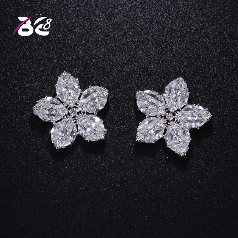 Be 8 New Fashion Crystal Earrings for Women Gifts Flower Stud Earrings Female E362
Be 8 New Fashion Crystal Earrings for Women Gifts Flower Stud Earrings Female E362