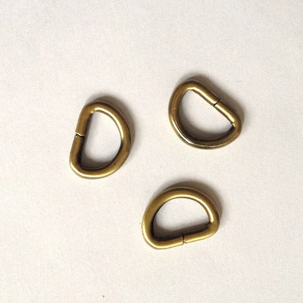 3/8 inch ( 10 mm) inside wide Antique Bronze Plated Unwelded D Rings Bulk supplier 500pcs/lot
3/8 inch ( 10 mm) inside wide Antique Bronze Plated Unwelded D Rings Bulk supplier 500pcs/lot