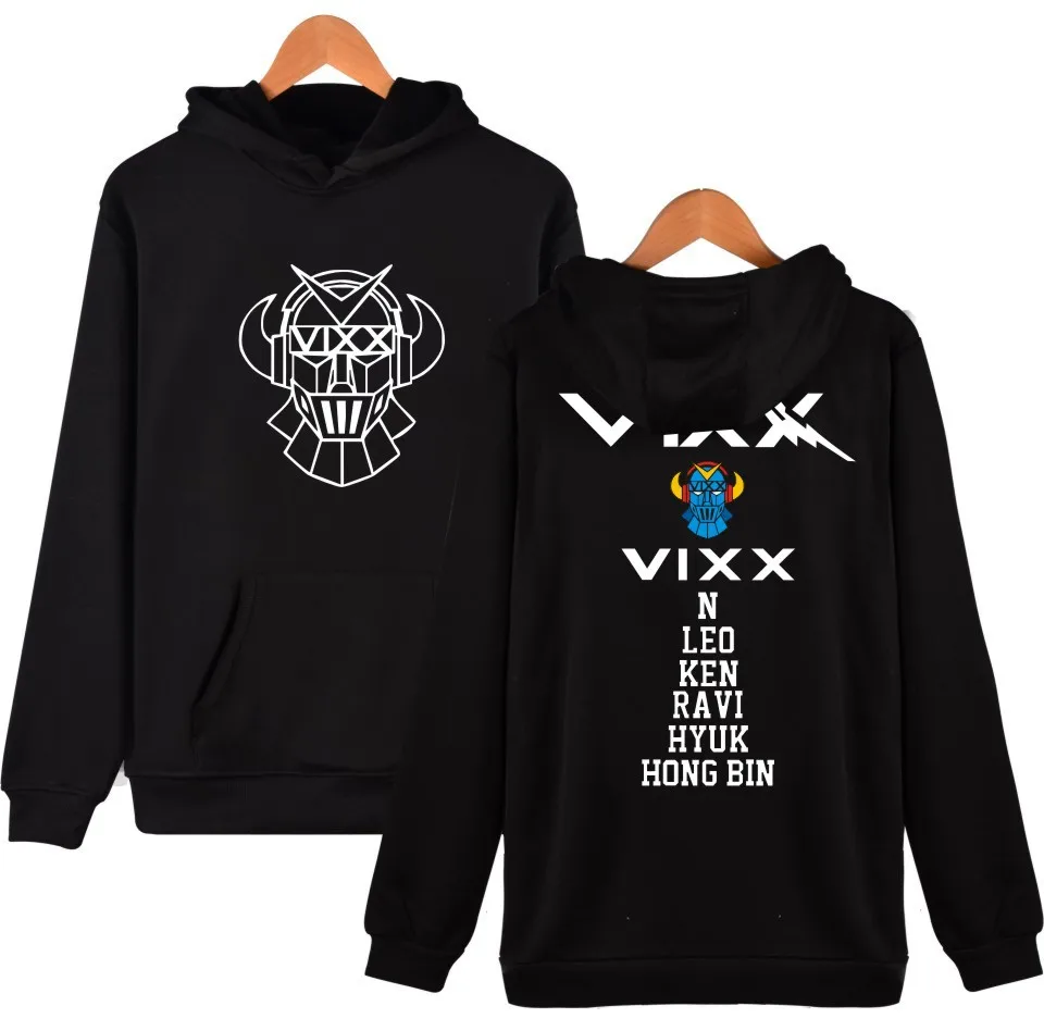 Последняя Весна 2018 хип-хоп толстовки VIXX K-POP унисекс толстовка с капюшоном для