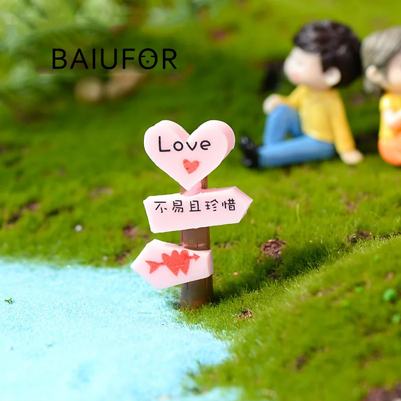 BAIUFOR Miniature Resin Funny Signpost & Street Sign Fairy Garden Miniatures diy Terrarium Figurines Street Landscape Decor
BAIUFOR Miniature Resin Funny Signpost & Street Sign Fairy Garden Miniatures diy Terrarium Figurines Street Landscape Decor