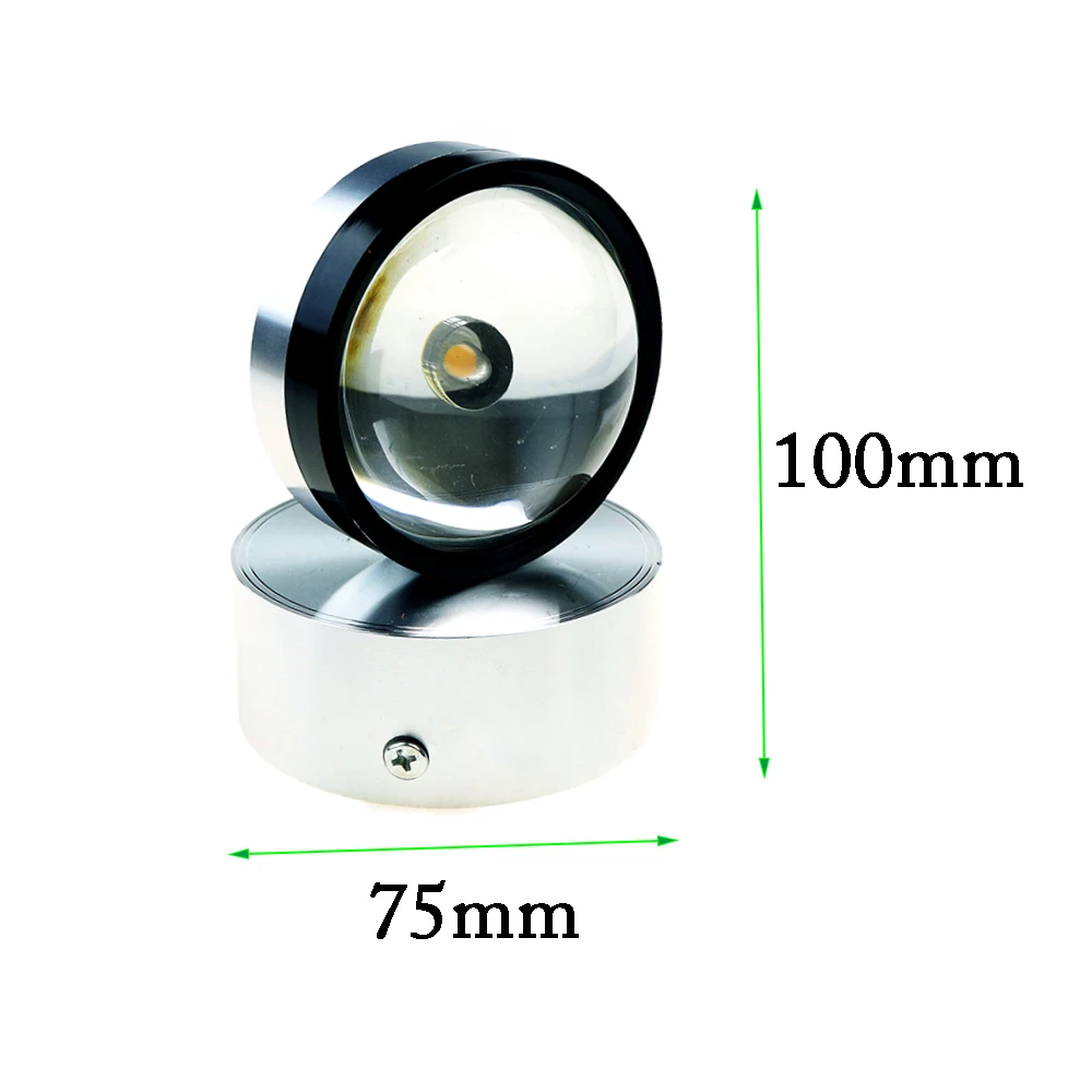 3W Sconce Led wall Lamp crystal Convex mirror lights Aluminum 75*100mm AC85-265V indoor Aisle corridor for home KTV Bar KQ
3W Sconce Led wall Lamp crystal Convex mirror lights Aluminum 75*100mm AC85-265V indoor Aisle corridor for home KTV Bar KQ