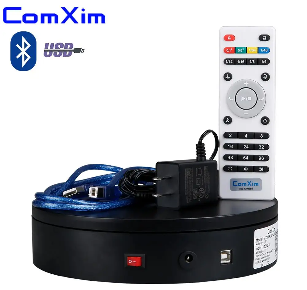 20cm Remote Bluetooth PC Control Rotating Showcase Turntable Electric Automatic Turntable Rotating Small Booth 3D ScanningComXim
20cm Remote Bluetooth PC Control Rotating Showcase Turntable Electric Automatic Turntable Rotating Small Booth 3D ScanningComXim
