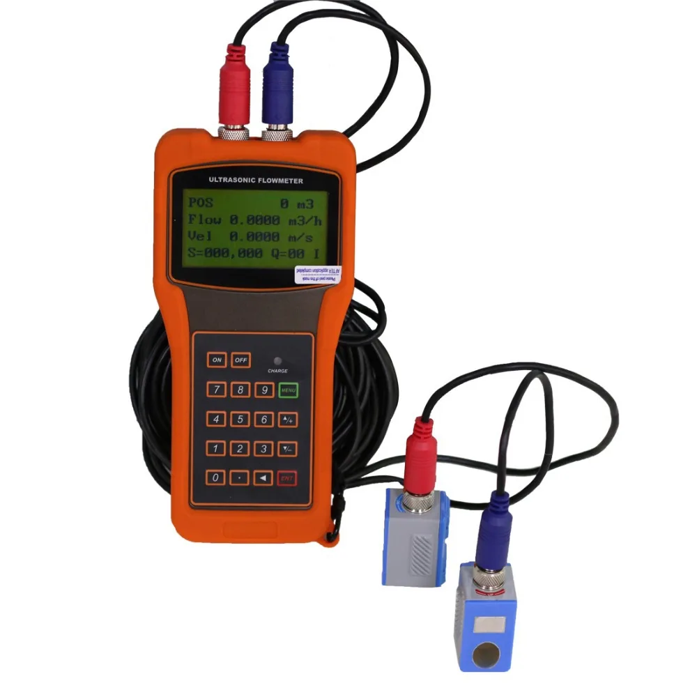 DTI 200H портативный ультразвуковой расходомер S1 + M1 датчики|ultrasonic flow meter|portable ultrasonic
