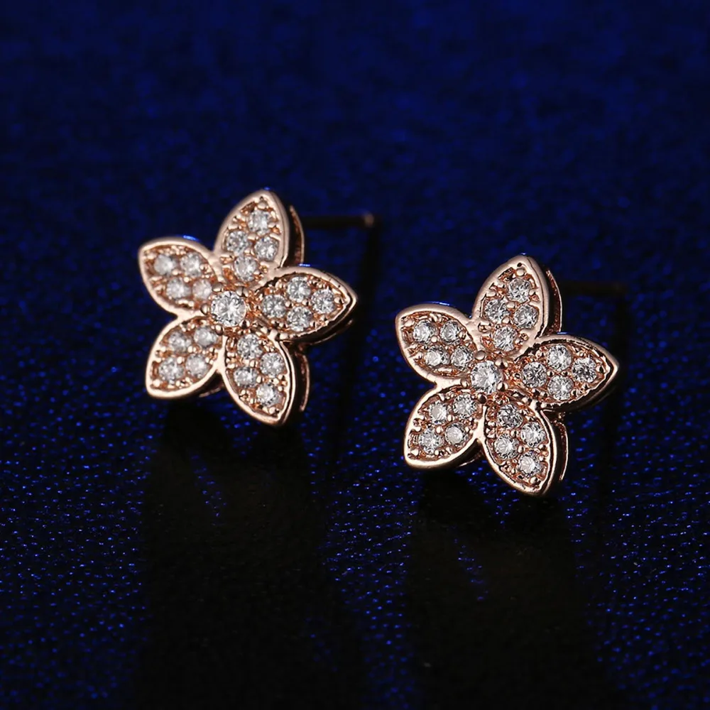 2016 Fashion Women's Star Flower Luxury Elegant Crystal Stud Earrings for Women Gold Color Wedding Earrings for Woman ER0188
2016 Fashion Women's Star Flower Luxury Elegant Crystal Stud Earrings for Women Gold Color Wedding Earrings for Woman ER0188