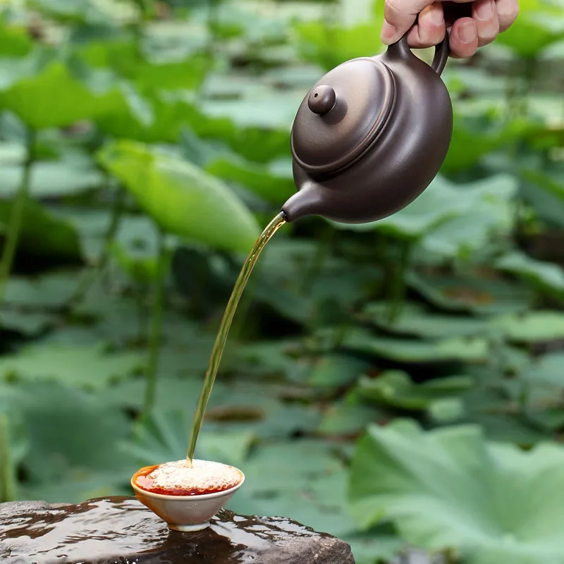 350ML Yixing Purple Clay Teapot Handmade Health Raw Ore Purple Mud Vintage Zisha Pot Kung Fu Tea Set Puer Tieguanyin Tea Kettle
350ML Yixing Purple Clay Teapot Handmade Health Raw Ore Purple Mud Vintage Zisha Pot Kung Fu Tea Set Puer Tieguanyin Tea Kettle