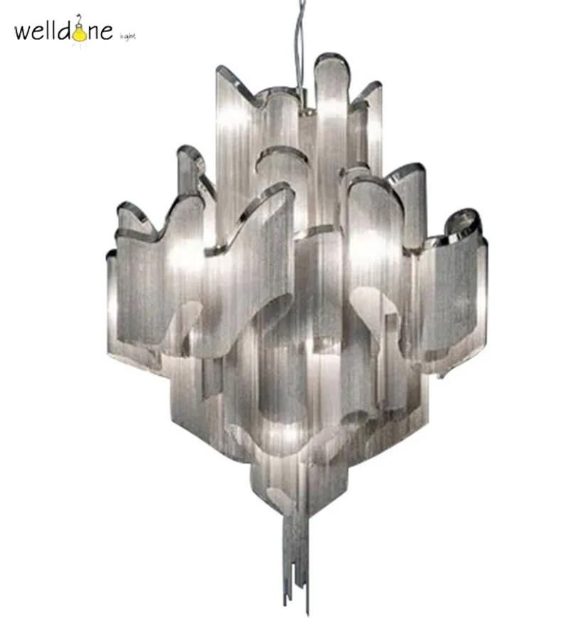 Aluminum Chain Chandelier Lighting Luxury Tassel Drop Light Hotel Lobby Villa Project Lights
Aluminum Chain Chandelier Lighting Luxury Tassel Drop Light Hotel Lobby Villa Project Lights