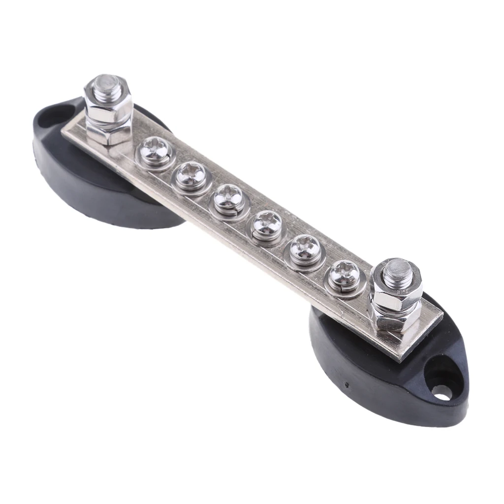 1 Pcs Stainless Steel Bus-Bar Electrical Terminal Junction 6 Terminals For Boat Yacht RV Etc 100A DC 12V-48V Boat Accessories
1 Pcs Stainless Steel Bus-Bar Electrical Terminal Junction 6 Terminals For Boat Yacht RV Etc 100A DC 12V-48V Boat Accessories