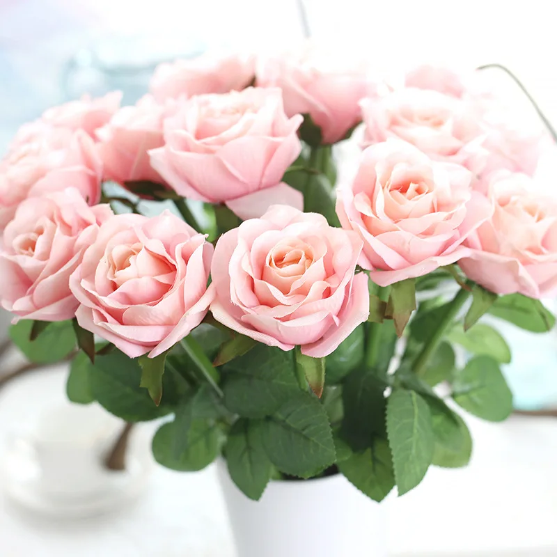 10pcs/lot New Year Gift Real Touch Rose Decor Rose Artificial Flowers Silk Flowers Latex Wedding Bouquet Party Birthday Flowers
10pcs/lot New Year Gift Real Touch Rose Decor Rose Artificial Flowers Silk Flowers Latex Wedding Bouquet Party Birthday Flowers
