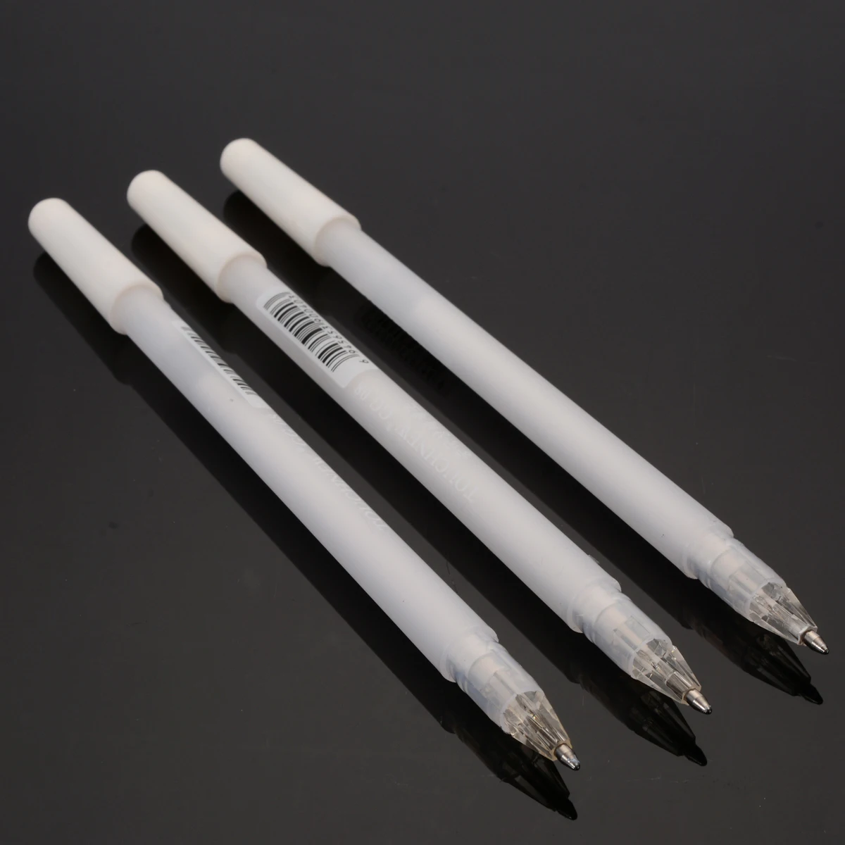 3pcs White Ink Color Gel Pen Set 0.8mm Tip Sketch Markers Pens for Artists Black Paper Drawing Design Office Supplies
3pcs White Ink Color Gel Pen Set 0.8mm Tip Sketch Markers Pens for Artists Black Paper Drawing Design Office Supplies