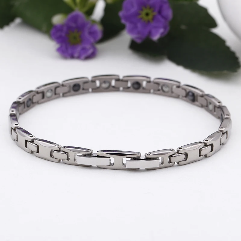 Fashion Germanium Bracelets Stainless Steel Square Health Magnets Energy Healthy Bracelets Jewelry
Fashion Germanium Bracelets Stainless Steel Square Health Magnets Energy Healthy Bracelets Jewelry