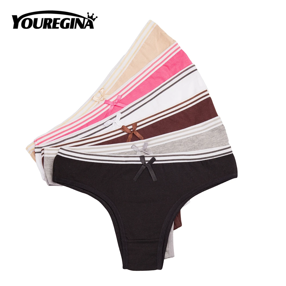 YOUREGINA Woman Sexy Briefs Underwear Bikini Panties Underpants Lingerie Intimates Bowknot Solid Striped Soft M L XL 6pcs/lot
YOUREGINA Woman Sexy Briefs Underwear Bikini Panties Underpants Lingerie Intimates Bowknot Solid Striped Soft M L XL 6pcs/lot