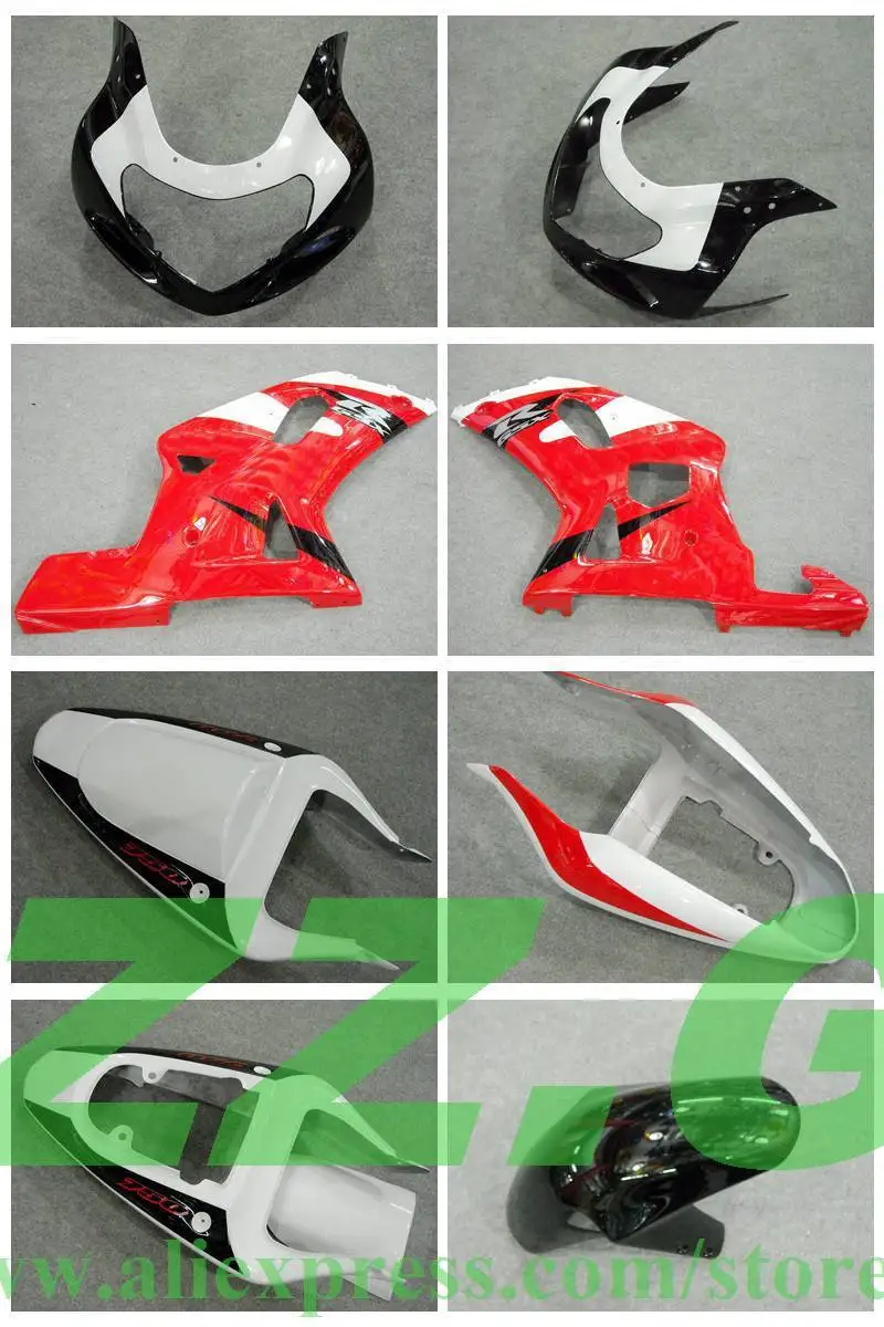 100%Fit Fairing for SUZUKI GSXR600 750 01-03 GSX-R600 750 2001-2003 GSXR600 GSXR750 K1 01 02 03 White/Red body kit Injection
100%Fit Fairing for SUZUKI GSXR600 750 01-03 GSX-R600 750 2001-2003 GSXR600 GSXR750 K1 01 02 03 White/Red body kit Injection