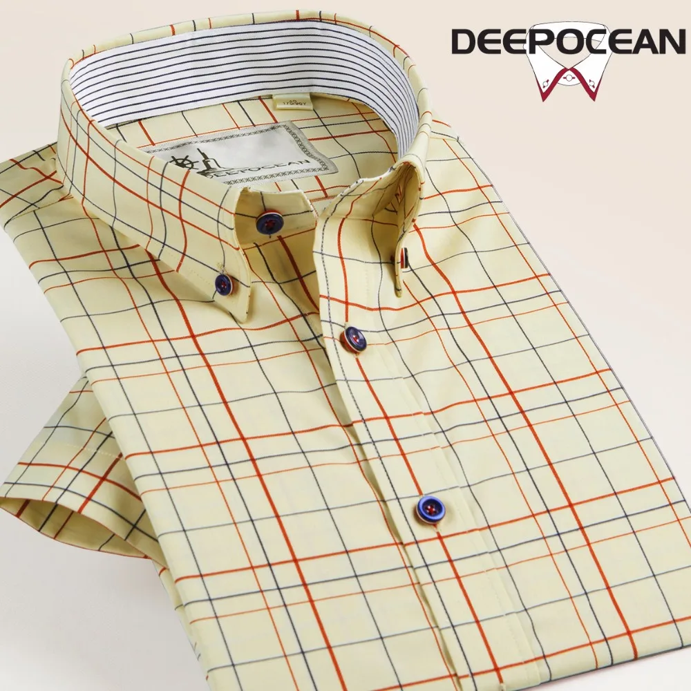 Deepocean Men Shirts Slim Fit Hombres Camisas Fashion Priaid Men's Shirt Men Tops Cotton Short Men Dress Shirt DaDDX56521S
Deepocean Men Shirts Slim Fit Hombres Camisas Fashion Priaid Men's Shirt Men Tops Cotton Short Men Dress Shirt DaDDX56521S
