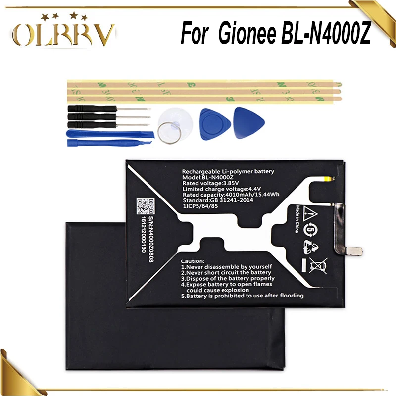 OLRRV 4010mAh батарея высокой емкости для Gionee BL-N4000Z высокое качество Мобильный Телефон Аккумулятор B с инструментами
OLRRV 4010mAh батарея высокой емкости для Gionee BL-N4000Z высокое качество Мобильный Телефон Аккумулятор B с инструментами