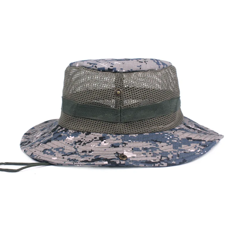 

Летняя мужская походная Панама камуфляжная рыболовная шляпа крутая сетчатая Солнцезащитная шляпа